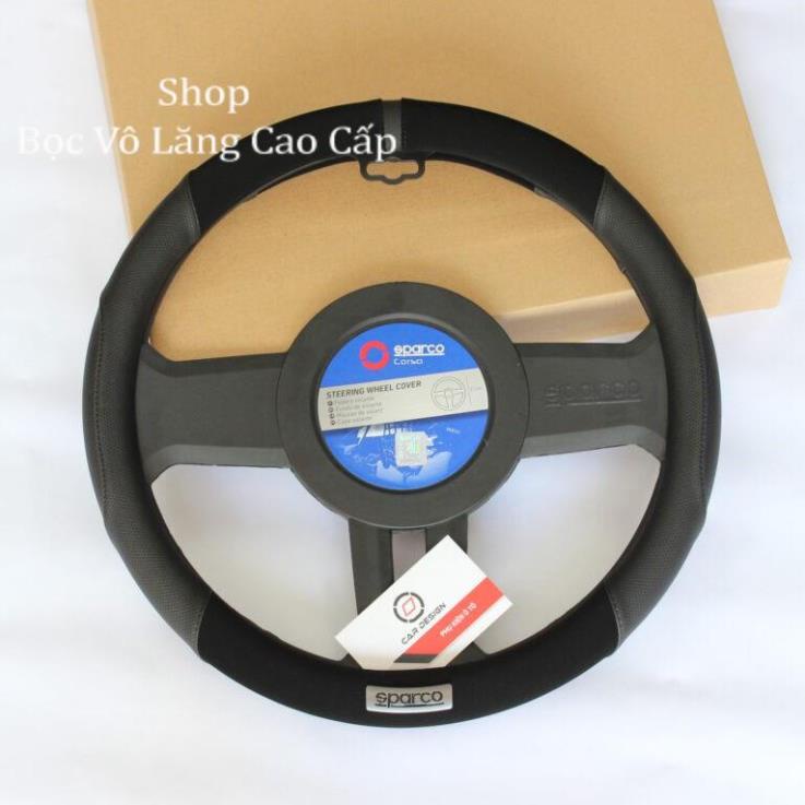 Bọc vô lăng SPARCO SPS103BKS thương hiệu Ý