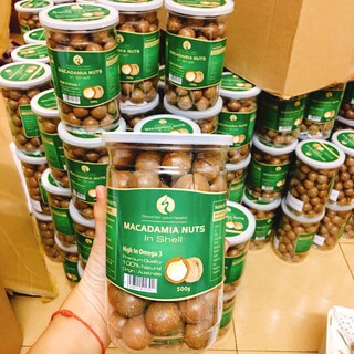 HẠT MACADAMIAM NỨT VỎ 500 GR