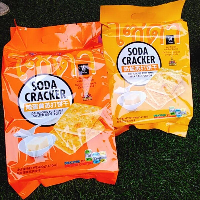 Bánh quy mặn siêu ngon Thái Lan  Soda Cracker 400g | BigBuy360 - bigbuy360.vn