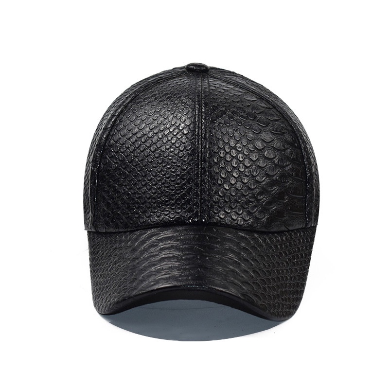 New Korean Style Pu Leather Caps