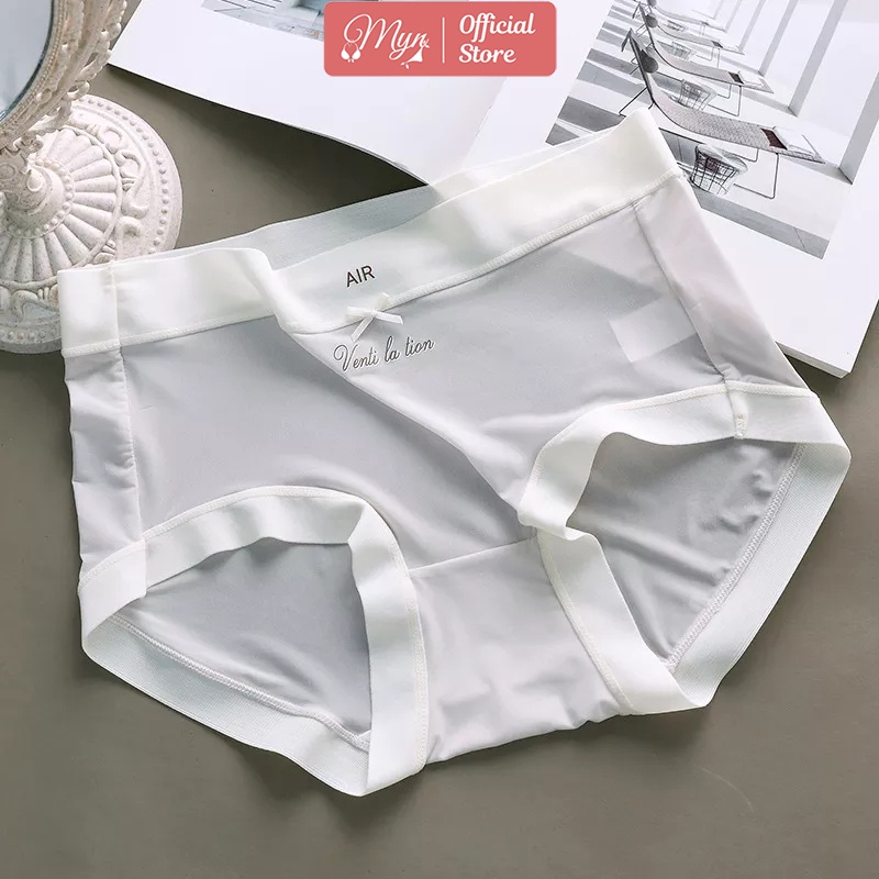 Quần lót nữ su tàng hình đính nơ  siêu nhẹ 2282 MYN_UNDERWEAR
