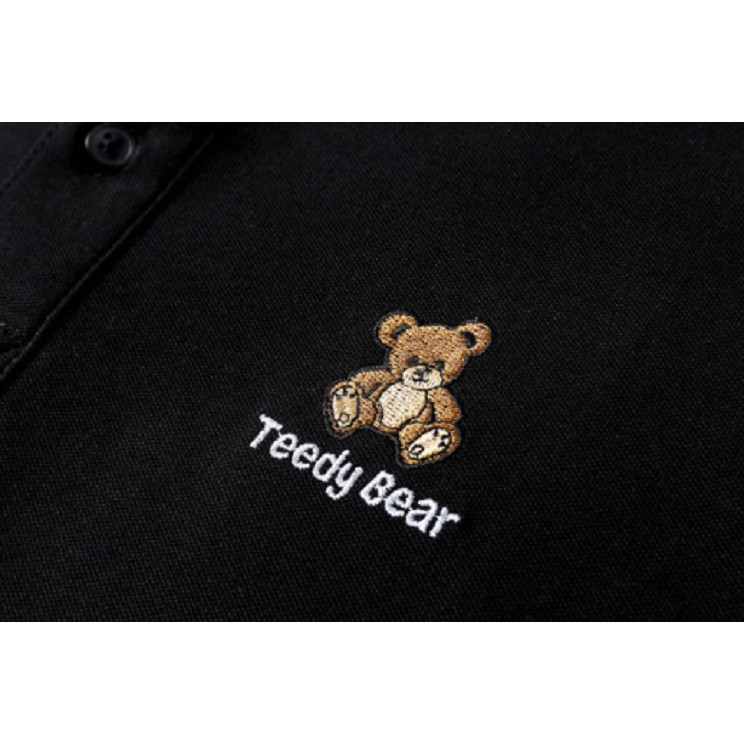 Áo Polo Nam Teddy Bear Chất Liệu Cá Sấu Cotton Xuất Xịn Chuẩn Form Sang Trọng - AC121