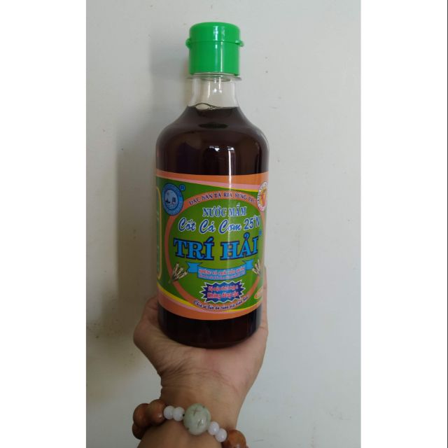 (Mua10 lốc tặng 1 lốc 6 chai) (Đặc sản BRVT) NƯỚC MẮM CỐT CÁ CƠM TRÍ HẢI 25 độ đạm 500 ml | BigBuy360 - bigbuy360.vn