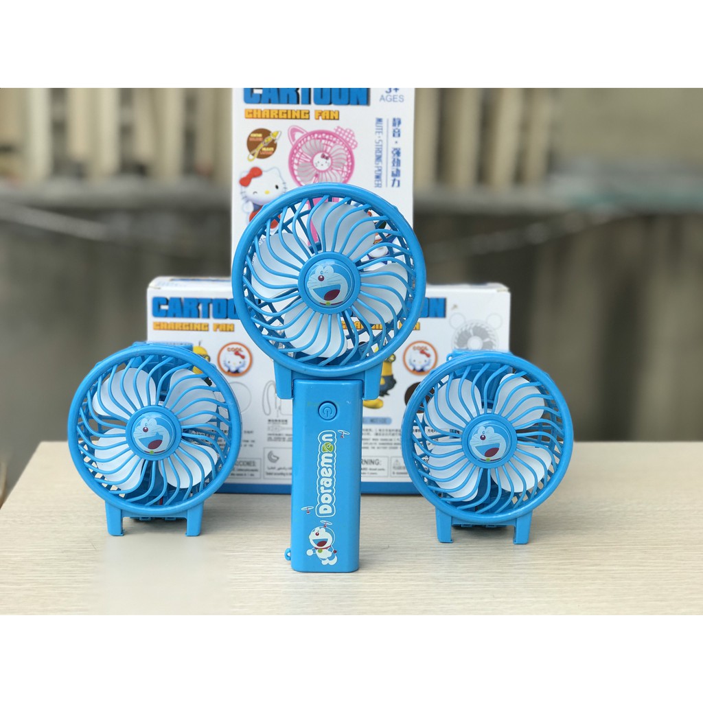 Quạt sạc pin cầm tay mini. 3 cấp độ gió Đồ chơi thư giãn đi du lịch ngoài trời. Tỏa nhiệt cho máy tính ngày hè nóng bức