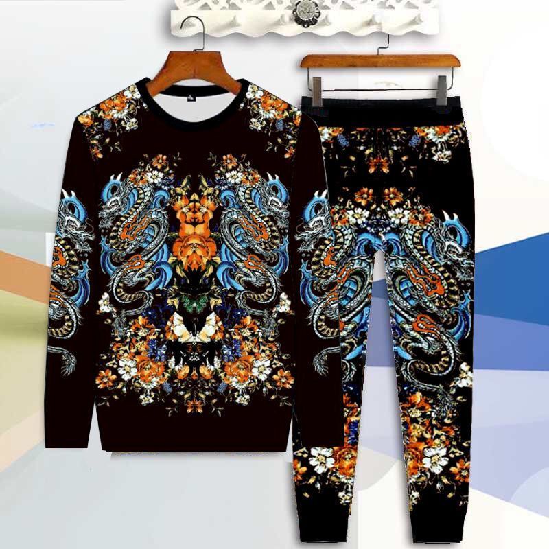 Bộ Quần Áo Dài Tay Thiết Kế Mới Thời Trang Mùa Xuân Thu Dành Cho Nam