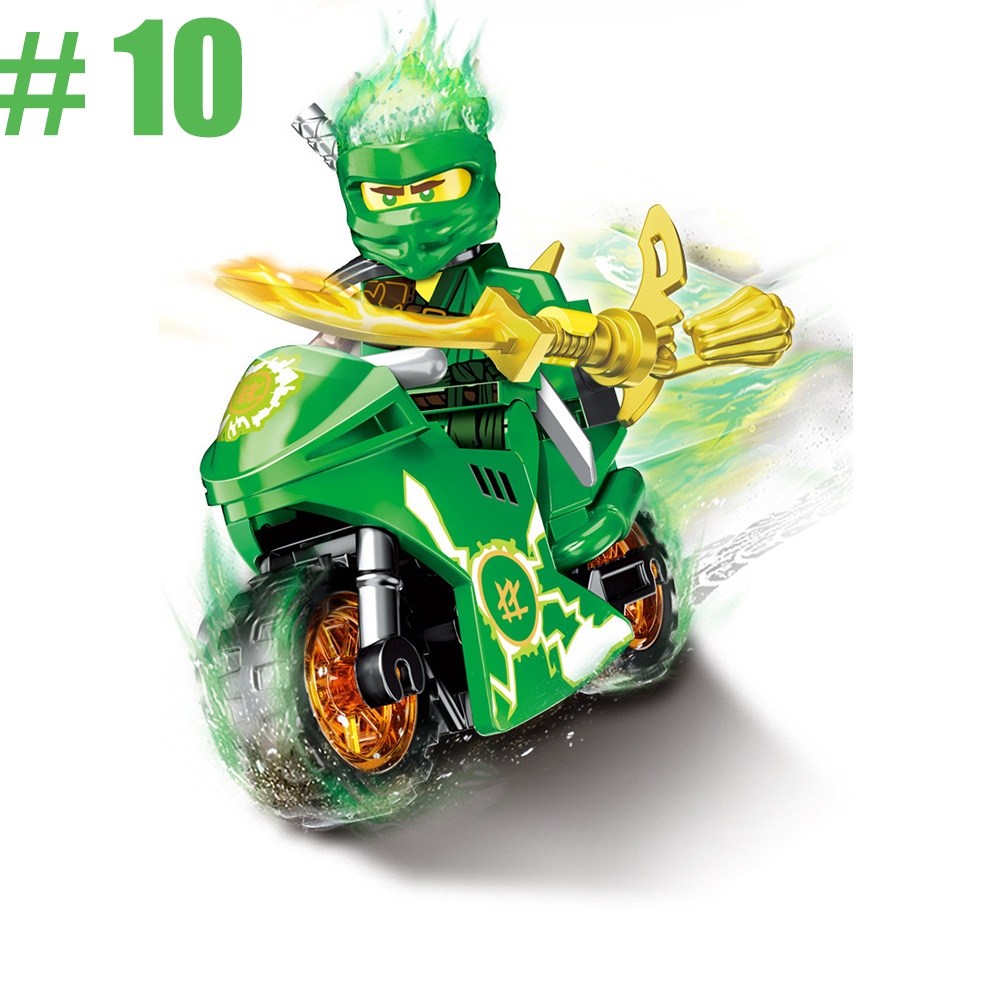 Set 16 Mô Hình Mô Tô Ninjago 31050 + 61015
