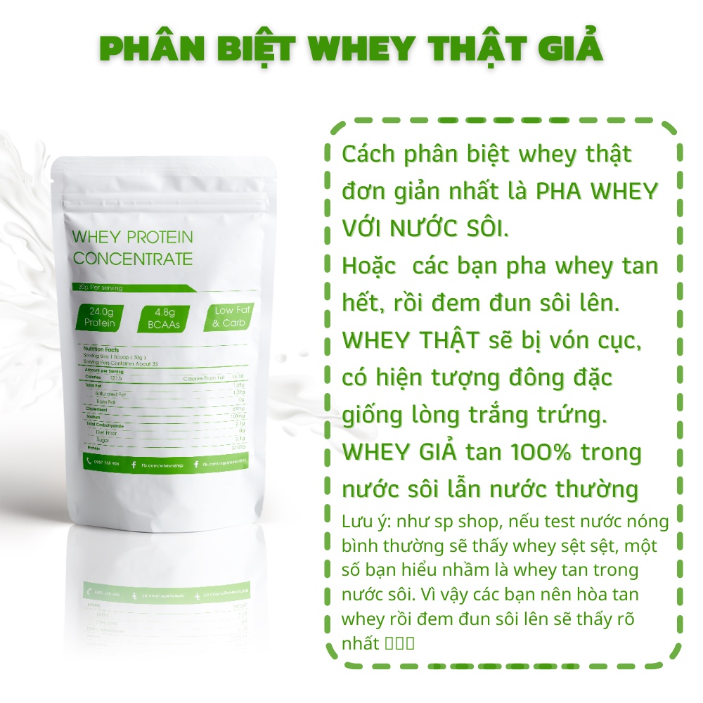 2KG Whey Protein Concentrate NZMP 80% Protein - Bột whey protein cô đặc 80%  Sữa tăng cơ tăng cân, giảm mỡ