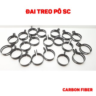 Đai treo pô SC carbon fiber