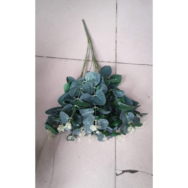 Cụm lá táo điểm hoa sáp 16 nhánh , hàng loại 1