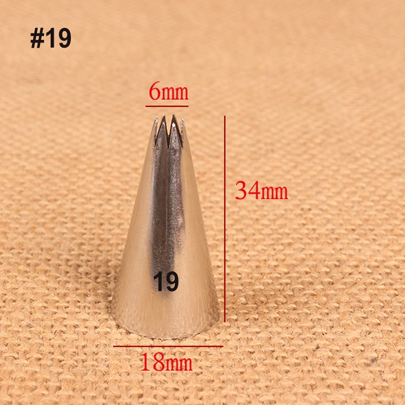 1 Cái Kích Thước Nhỏ #22 #15 #70 #Đuôi Bắt Bông Kem Trang Trí Bánh Bằng Thép Không Gỉ 199