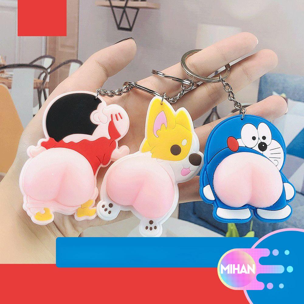 Móc Khóa Hình Mông To Chống Va Đập Dễ Thương MIHAN1