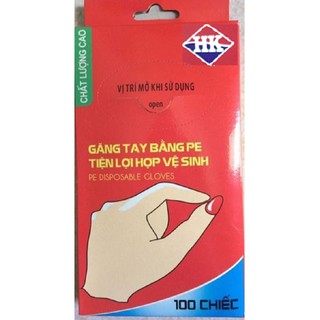 hộp găng tay nilon dùng 1 lần