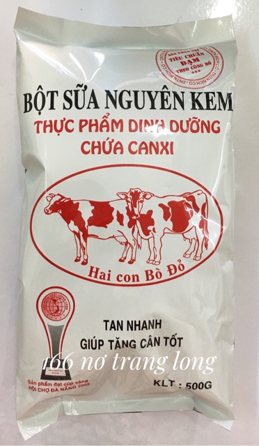🥛Bột sữa nguyên kem HAI CON BÒ ĐỎ🥛