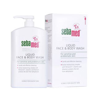 Sữa Rửa Mặt Và Tắm Toàn Thân Cho Da Nhạy Cảm Sebamed Liquid Face & Body Wash (1000ml)