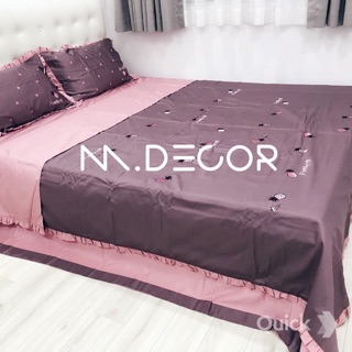 SET CHĂN GA GỐI COTTON LỤA THÊU CAO CẤP