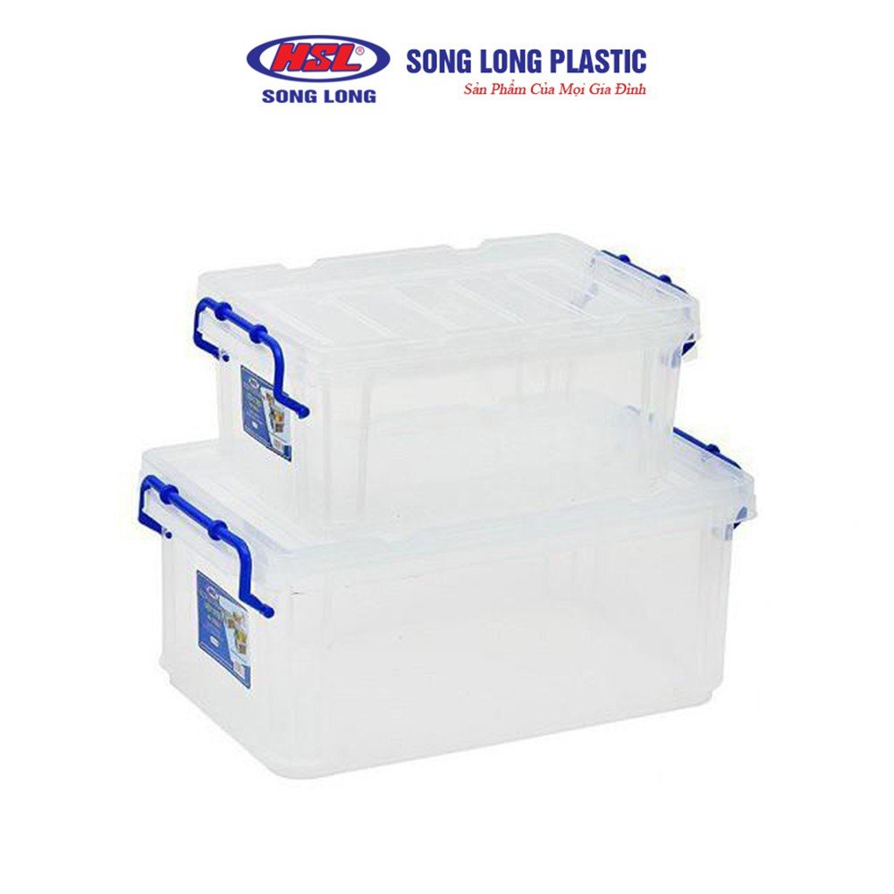 Bộ 2 Hộp đựng thực phẩm, hộp đựng thức ăn nhựa song long 2222