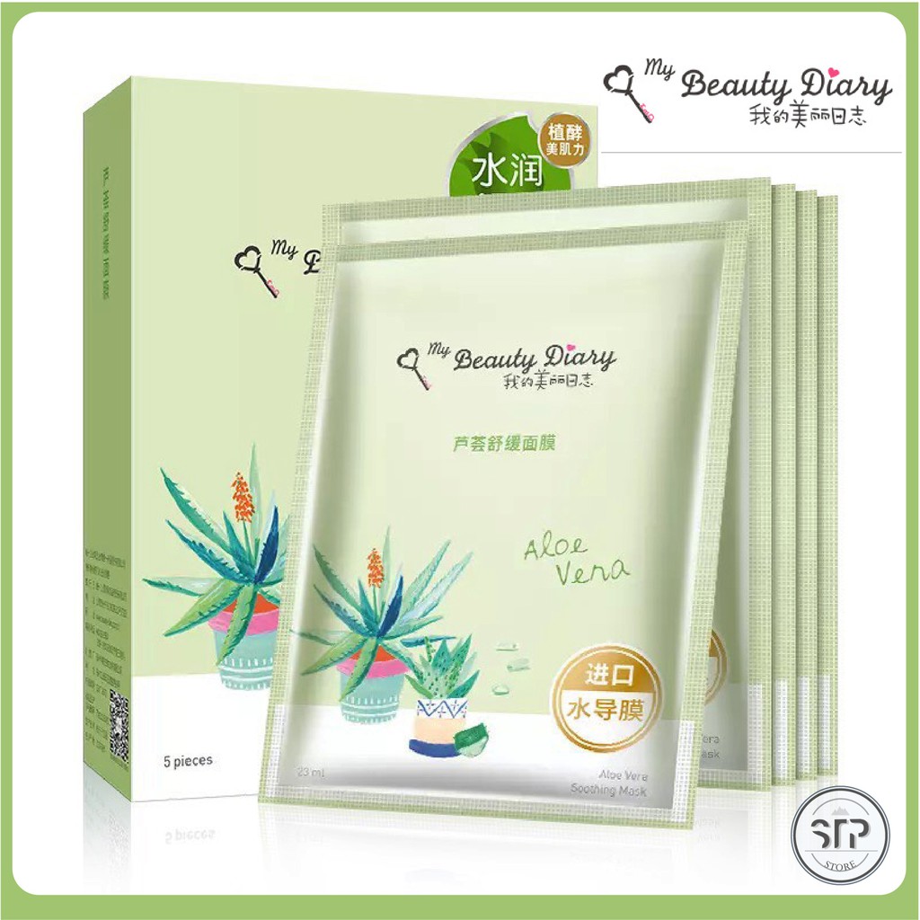 Miếng Lẻ - Mặt Nạ My Beauty Diary Lô Hội (Bản Trung)