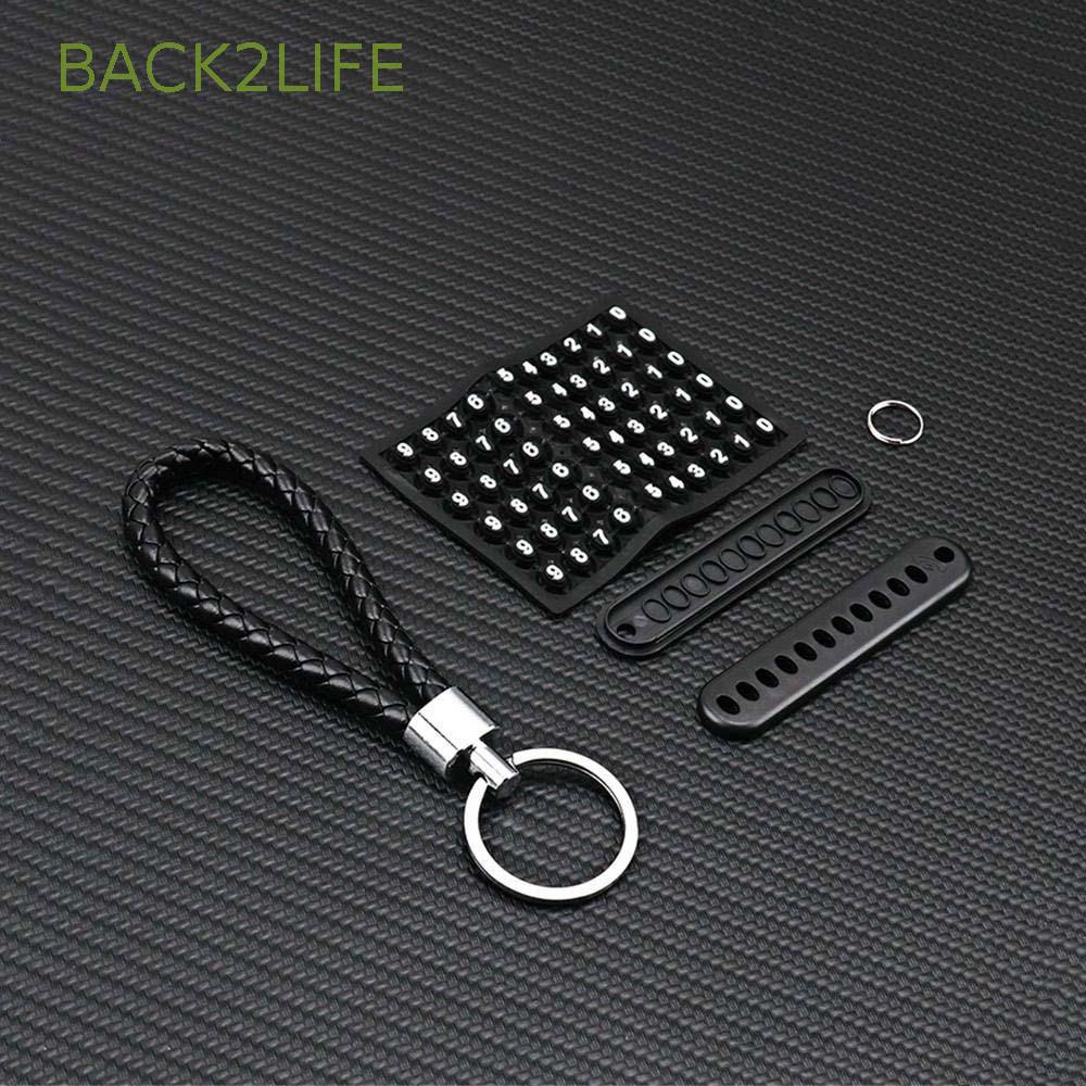 Dây Da Có KhóA GàI ChốNg ThấT LạC Cho MóC ChìA KhóA Xe Hơi Phía Sau 2Life ​/ Nhiều Màu