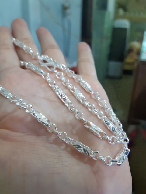 Dây chuyền nam bạc