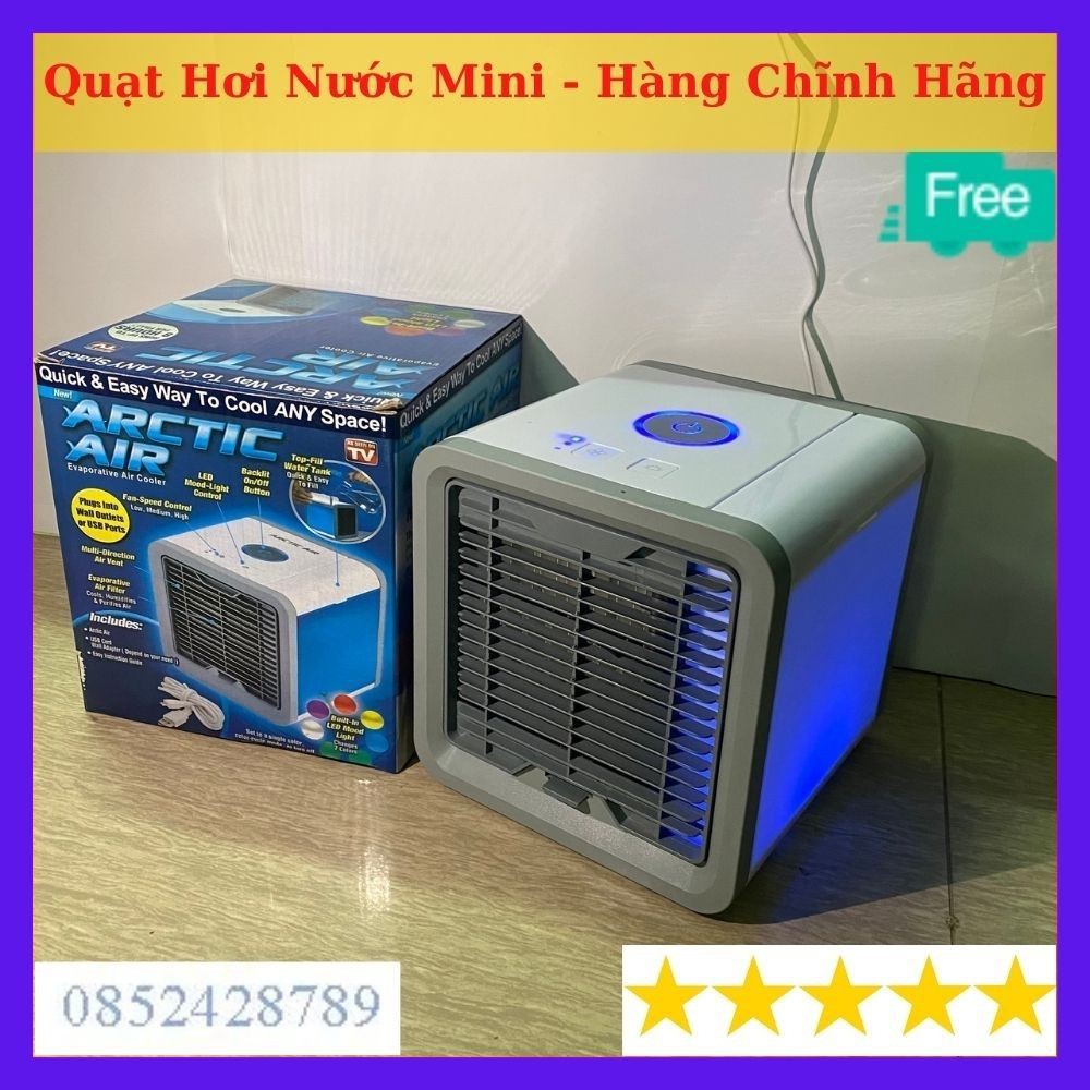 Quạt Hơi Nước - Quạt Để Bàn - Quạt Mini Để Bàn Làm Việc - Hàng Chính Hãng- Bảo Hành 12 Tháng