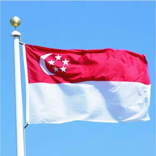 Cờ Singapore 90cm X 150cm Chất Lượng Cao