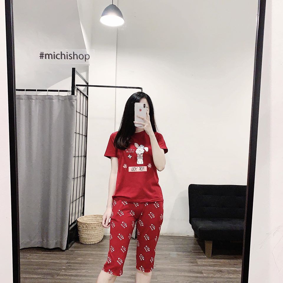 bộ thỏ mặc nhà siêu kute