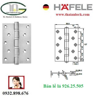 Combo 20c Bản lề lá 4 vòng bi - 926.25.505