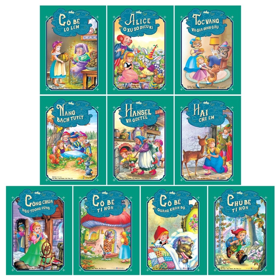 Sách - Bộ Vườn cổ tích (10 tập) - Tái bản 2022