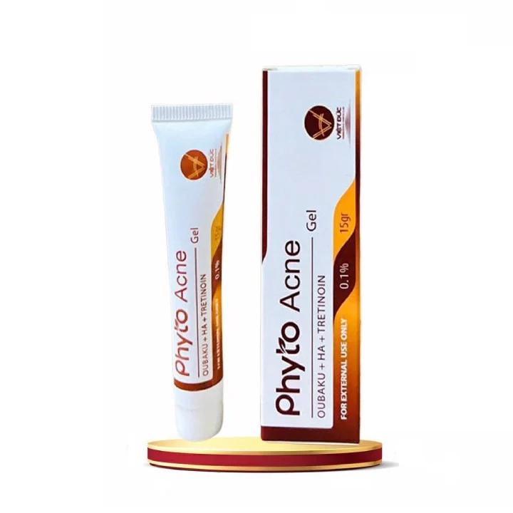 Gel Hỗ Trợ Giảm Mụn, Tăng Sinh Collagen Phyto Acne Oubaku + HA + Tretinoin Gel