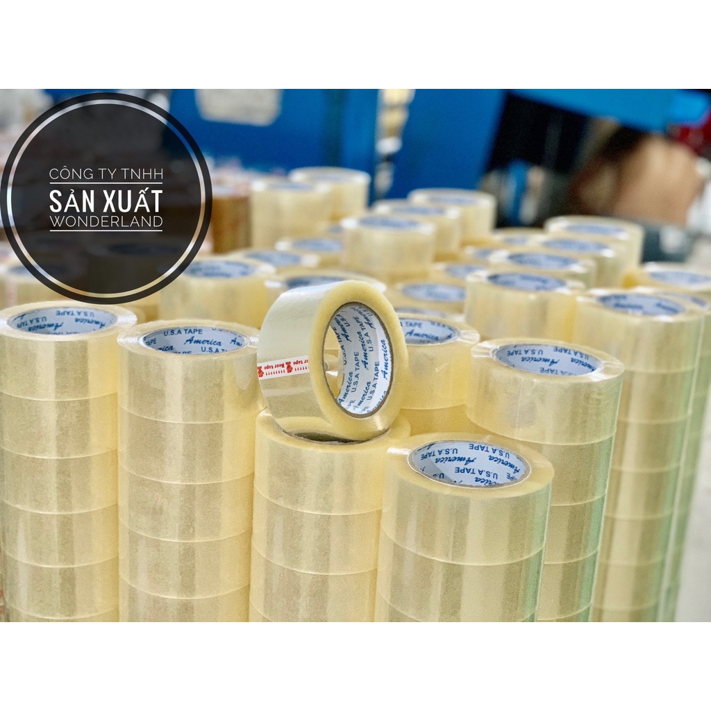 Băng keo 1kg trong/đục 6 cuộn