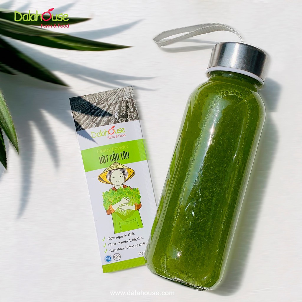 [Mã 156FMCGSALE hoàn 8% đơn 500K] Bột rau củ hữu cơ nguyên chất Dalahouse Detox - Thải độc - Túi 10g tiện lợi | BigBuy360 - bigbuy360.vn