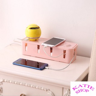 Hộp đựng ổ cắm điện nhựa an toàn cho bé có lỗ thông gió - GD69-HDDN
