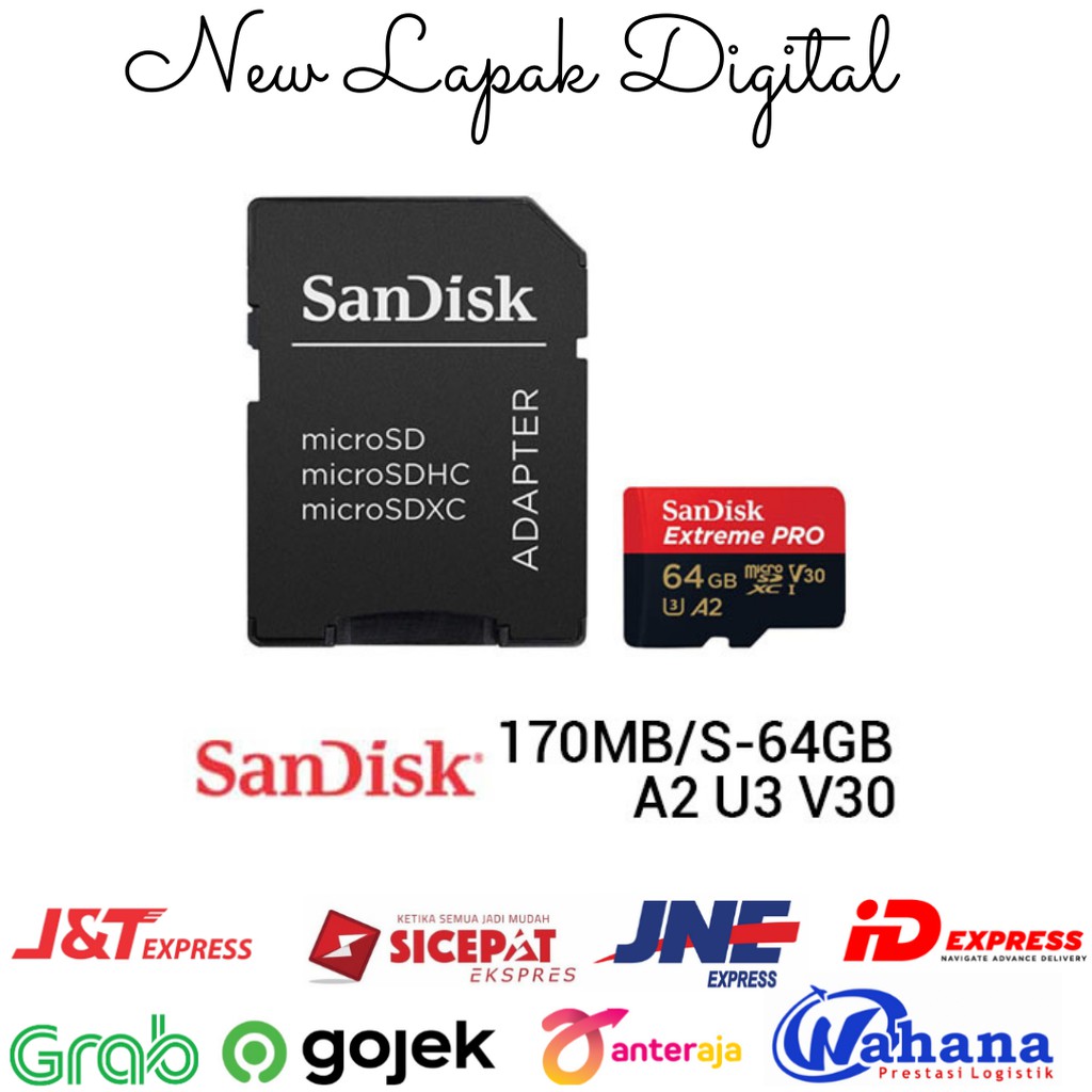 Thẻ Nhớ Sandisk Extreme Pro Micro Sdxc 64gb 170mbs