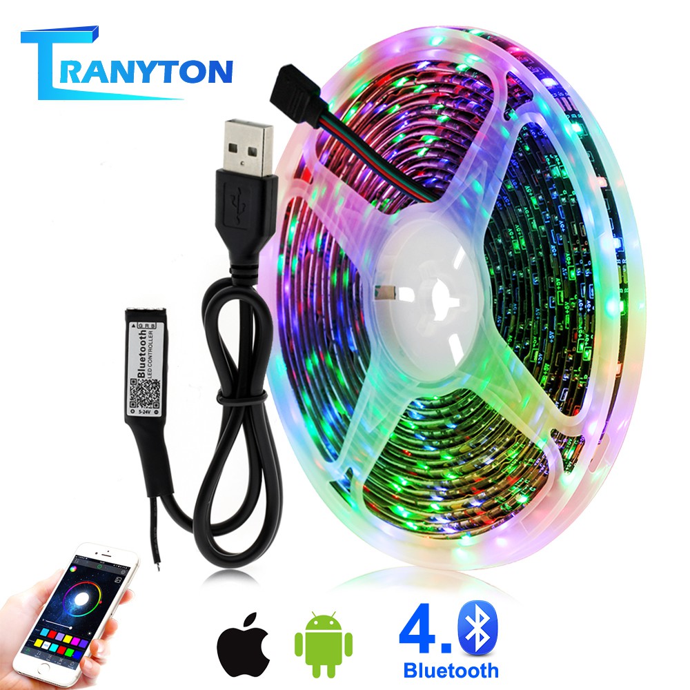 Dây Đèn LED Trang Trí TV DC5V USB 2835 RGB 1m / 2m / 3m / 4m / 5m