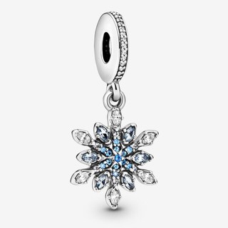 Shimmering Snowflake Dangle Charm