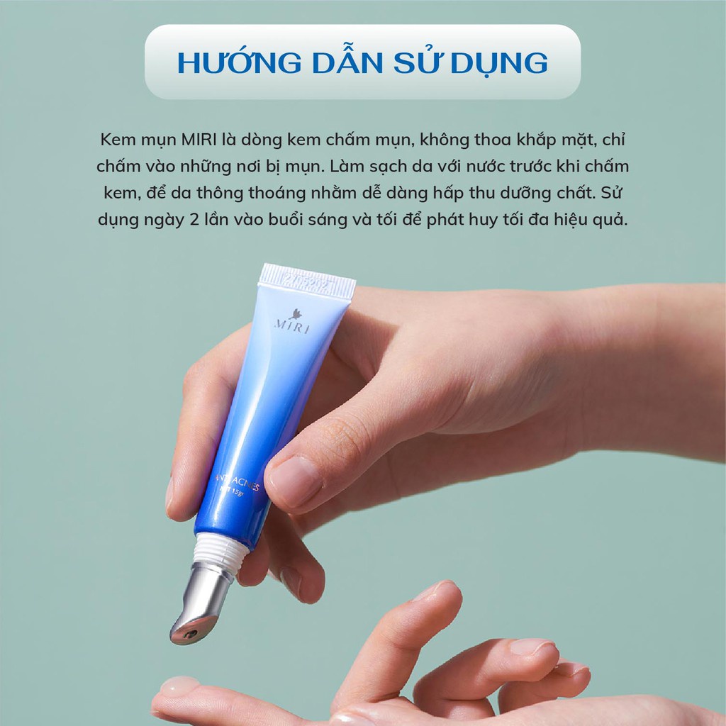 Kem chấm mụn Miri Anti Acnes 15gr