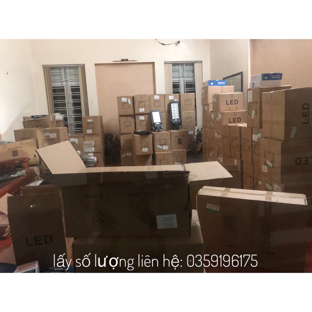 Đèn Đường Năng Lượng Mặt Trời 180w 120w 60w Siêu Sáng Pin Siêu Trâu