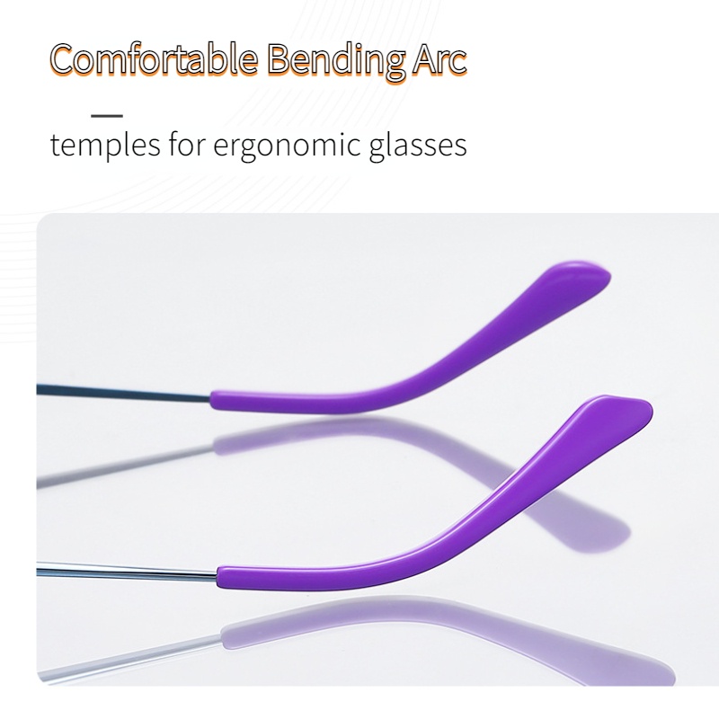 JIUERBA Kính Gọng Kim Loại Chống Bức Xạ Thời Trang Nữ Phong Cách Phương Tây