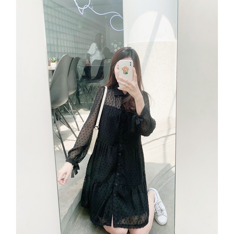 Đầm tầng voan hạt