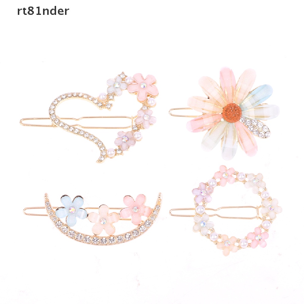 Rt Kẹp Tóc Kẹp Bên Đính Đá Siêu Thượng Hải n