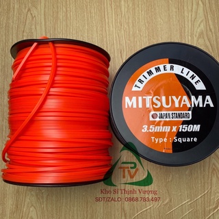 Cước cắt cỏ japan 3.0mm - 3.5mm - 4.0mm, cước quật cỏ phát cỏ tận gốc an toàn tiện dụng