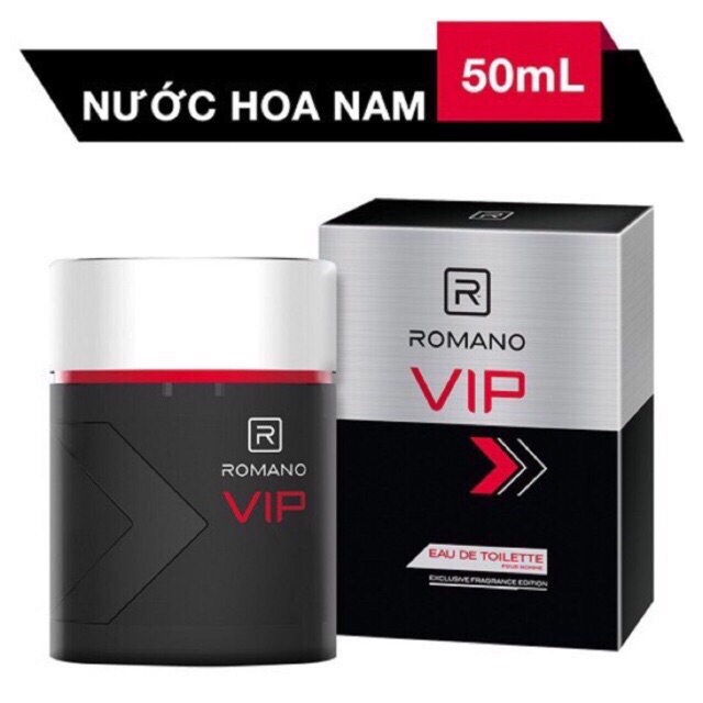 Nước hoa nam cao cấp Romano Vip 50ml