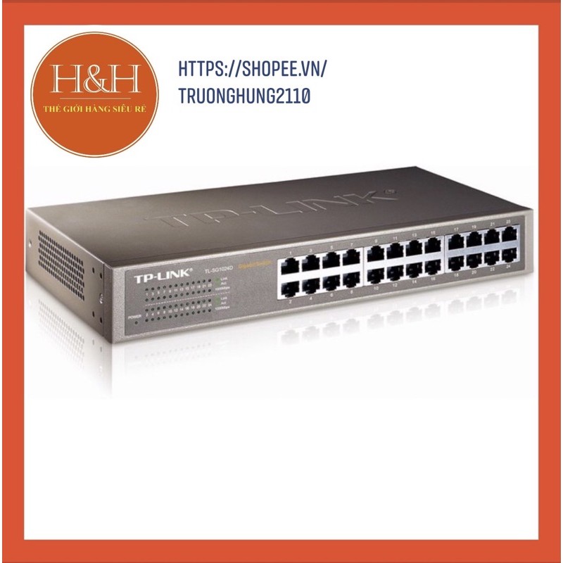 Phát Wifi Switch TPLINK 1G 24 port chính hãng
