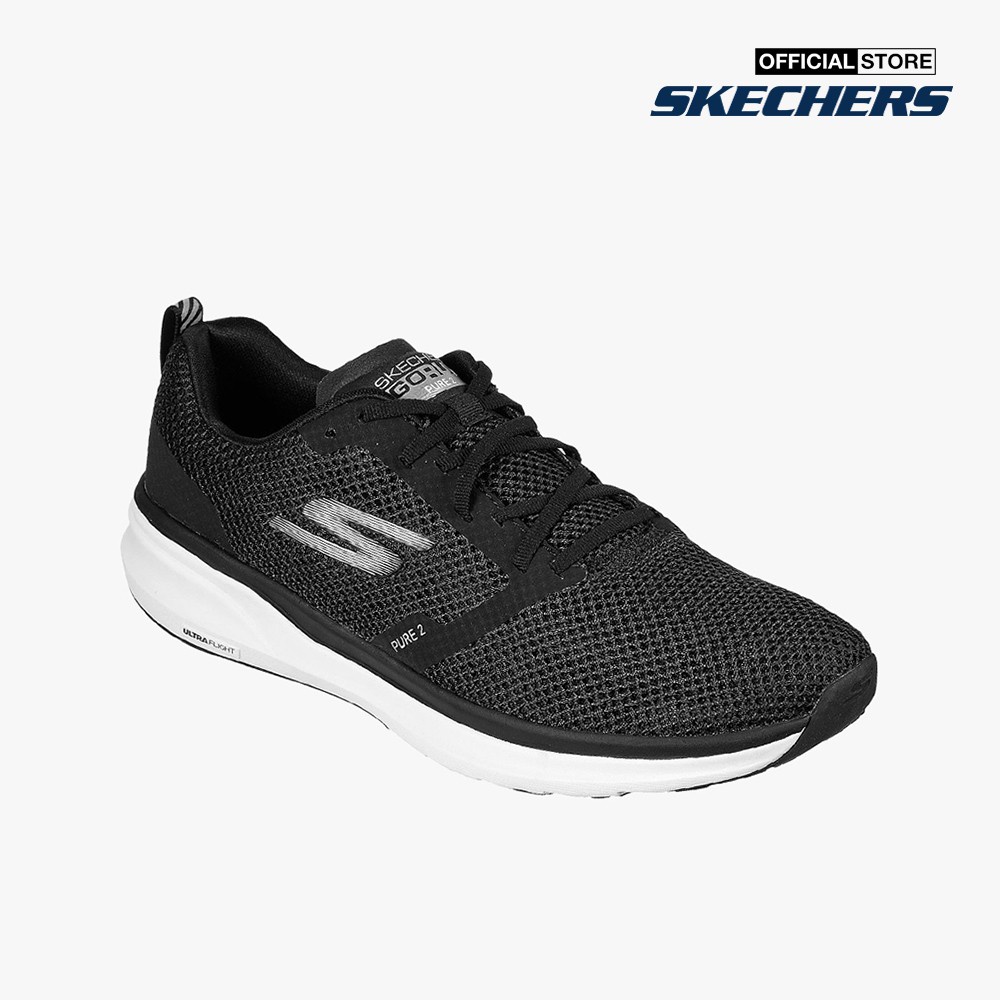 SKECHERS - Giày sneakers nữ GOrun Pure 2 Axis 172012-BKW