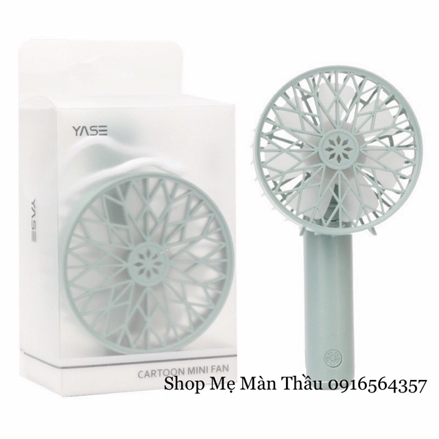 Quạt cầm tay xoay gấp gọn siêu mát chính hãng Yase