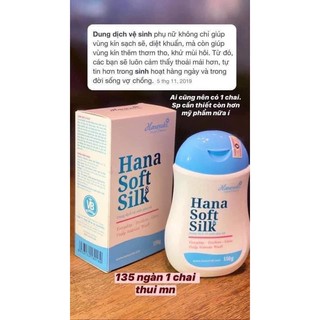[Chính hãng] Dung dịch vệ sinh HANA SOFT SILK