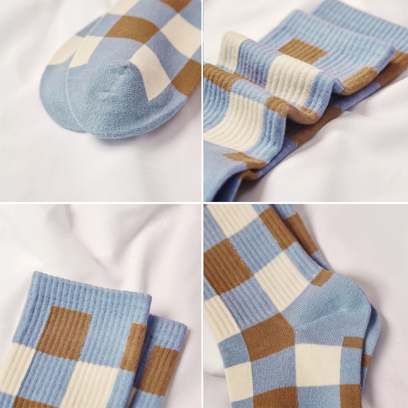 Tất cổ cao nam nữ vớ ống dài phong cách valentin ngọt ngào kiểu vintage Hàn Quốc phù hợp với nhiều lứa tuổi LUMINA TD024