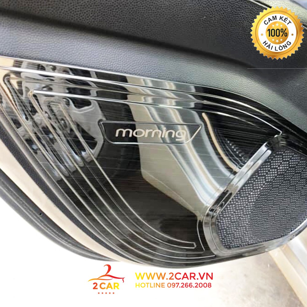 Ốp Tapli cánh cửa xe KIA Morning 2012- 2020 chất liệu Titan cao cấp