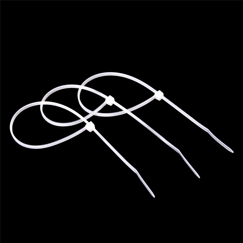 Set 100 dây rút nhựa màu trắng/ đen