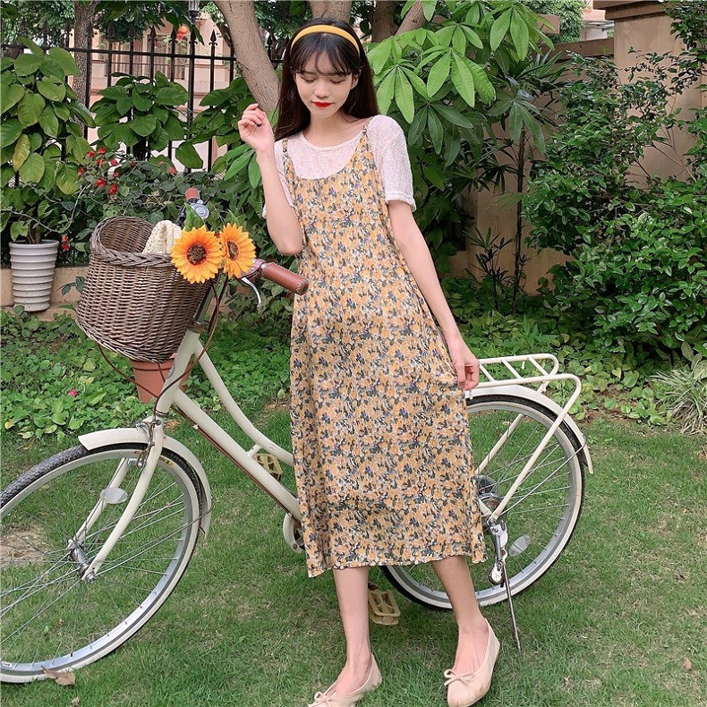 [SS25] Set yếm hóa nhí kèm áo thun gạo cực xinh | BigBuy360 - bigbuy360.vn